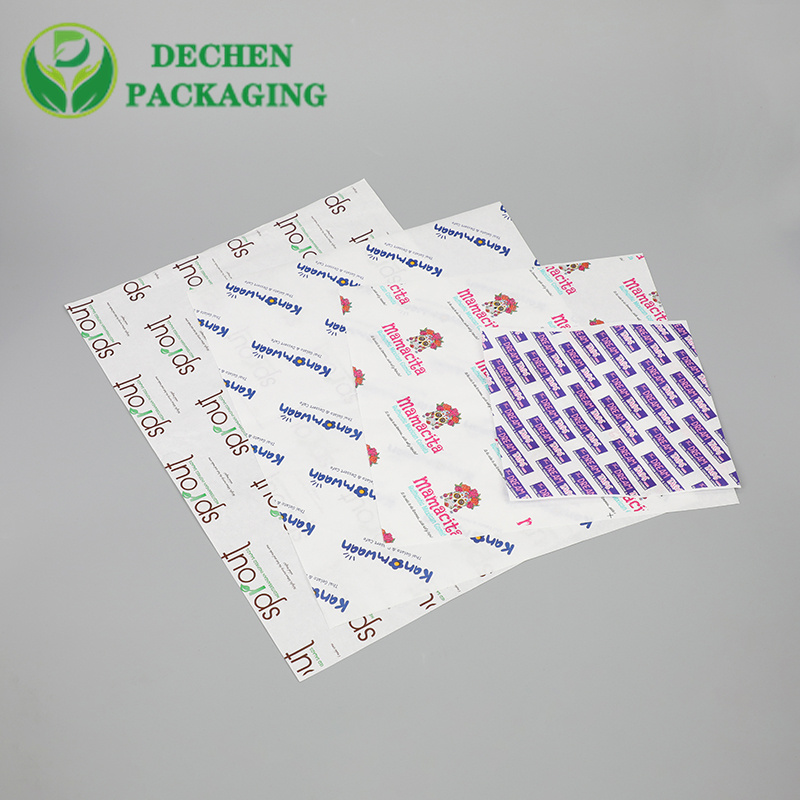 Custom Food Wrapping Paper For Burger Sandwich Deli