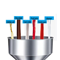 Petite machine de remplissage collante liquide de sauce piquante au miel semi-automatique multifonctionnelle