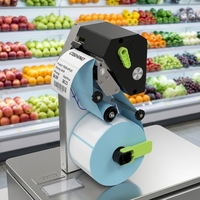Impresora de Etiquetas Térmicas Directas LPM-562 de 2 Pulgadas con Despegador Automático, Rebobinador de Rollo, USB, Serial, Impresora de Códigos de Barras