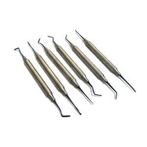 Elevador de raíz de implante periodontal recto curvo, elevador Dental, conjunto de periotomo quirúrgico de SUAVE SURGICAL INSTRUMENTS - Product Image 1