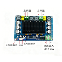 Carte d'amplificateur de puissance numérique haute puissance XH-M543 TPA3116D2, module d'amplificateur audio classe D double canal 2*120W