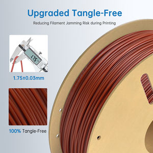 Filament d'imprimante 3D LONQI PETG Brun Noir Blanc Orange Argent Bois Rose Translucide Multicolore 1,75 mm 1 kg Filament PETG - Product Image 4