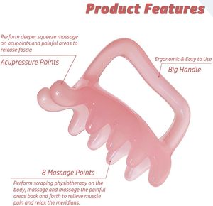 Grand outil de massage fascial pour points de déclenchement musculaire, outil de massage pour soulager les tensions corporelles et favoriser la circulation lymphatique - Product Image 3