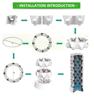 Tour de fraises verticale pour maison, accessoire hydroponique, pour jardin