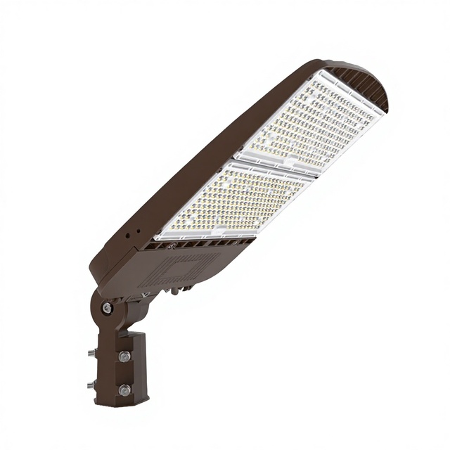 Power IP65 300W AC LED Shoebox Street Light for Road Parking Lots & Public Areas