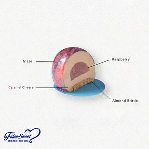 PASTEL <span class=keywords><strong>DE</strong></span> QUESO ORIGINAL 3D BALL CAKE Assiette Postre Tasse pour DESSERT Cookie Crumbs Servicio superior Artesanía meticulosa - Product Image 3