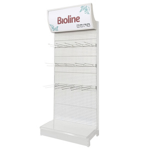 Sou Mi Ka Pegboard Display Rack 5 Tier Adjustable Height Indoor Supermarket Shelf Modern Style Middleweight - Product Image 1