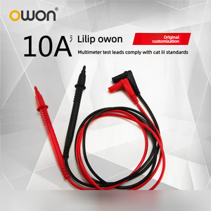 Kit <span class=keywords><strong>de</strong></span> Sondas <span class=keywords><strong>de</strong></span> Prueba Originales OWON <span class=keywords><strong>de</strong></span> 10A - Cables <span class=keywords><strong>de</strong></span> Silicona para Multímetro con Puntas Finas para Multímetros Digitales Universales y Reparación <span class=keywords><strong>de</strong></span> Circuitos - Product Image 3