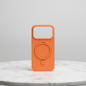 Funda Magnética de Silicona Líquida con Soporte 360 °   Funda Protectora de Cuerpo Completo con Soporte para Carga Inalámbrica para iPhone 17 Pro - Product Image 1