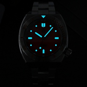 San Martin Diver – montre de luxe pour hommes, 40mm, lunette en acier inoxydable, YN55, automatique, mécanique, saphir, 20 bars, BGW-9, lumineuse - Product Image 6