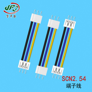JFY SCN2.54 Terminal Wire 6 Pin Colored PVC Insulated Tinned Copper Wire Harness For PCB Connection - Product Image 3