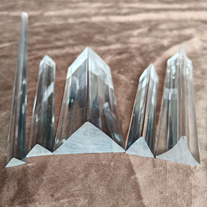 Bande triangulaire en acrylique transparent 3-50mm, tige triangulaire en verre organique, services de découpe et d'estampage, taille personnalisée, modèle OEM - Product Image 3