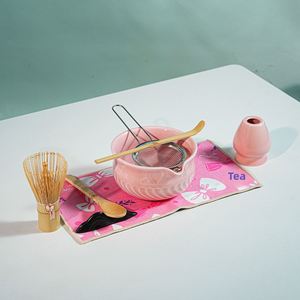 Juego de Herramientas para Matcha Rosa con Logotipo Personalizado - Product Image 3