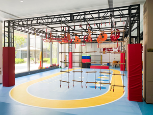 Structure en acier haut de gamme pour entraînement complet en salle, cage OCR, salle de sport, parcours d'obstacles Ninja Warrior - Product Image 5