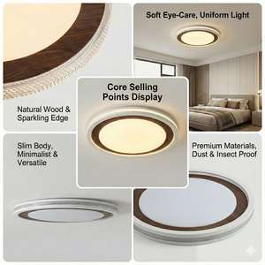 <span class=keywords><strong>Plafonnier</strong></span> encastré intelligent Zigbee 3.0, contrôle par application, variateur d'intensité, changement de couleur, plastique PC, IP44, sans scintillement, compatible Alexa, <span class=keywords><strong>chambre</strong></span> à coucher - Product Image 4