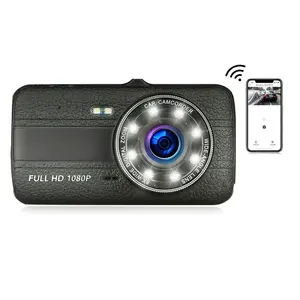 Rij Recorder 4.0 Inch 2 Lens Auto Black Box Dashcam Hd 1080P 170 Graden Groothoek Auto Camera Dvr Video Recorder Dashcam