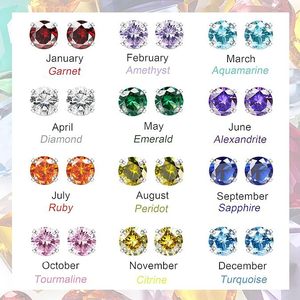 Stud <b>Earrings</b> Round Zircon 0.8*6*45MM Claw Setting Ceramic Ear Post Gift Jewelry - Product Image 3