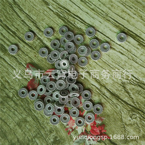 Entretoises en argent tibétain 7,6*2,0*2,4 mm, alliage plaqué, composants de bijoux pour la création de bijoux DIY - Product Image 2