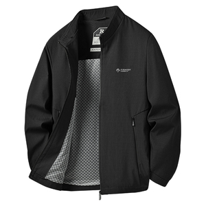 เสื้อแจ็คเก็ตผู้ชายแบบลำลองบางเบา สำหรับวัยกลางคน สวมใส่สบาย ระบายอากาศได้ดี แฟชั่นสำหรับฤดูหนาว กันลม เหมาะสำหรับกิจกรรมกลางแจ้ง ฤดูใบไม้ผลิ ฤดูใบไม้ร่วง รุ่นใหม่ - Product Image 4