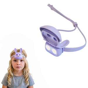 Lampe <span class=keywords><strong>frontale</strong></span> créative pour enfants, lumière LED rechargeable par USB, en silicone, en forme de lapin, réglable, douce, portable, lampe <span class=keywords><strong>frontale</strong></span> LED pour animaux - Product Image 1