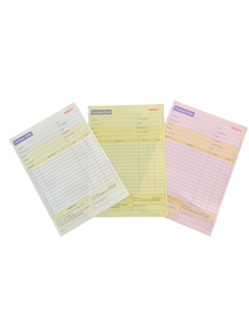 Orden <span class=keywords><strong>de</strong></span> Compra Personalizada sin Carbón en Formato Triplicado, 50 Fundas sin Carbón, 3 Piezas con Líneas Perforadas y Número Consecutivo - Product Image 4