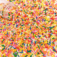 Machine pour fabrication de gâteaux vermicelli, 1 pièce, décoration de couleur arc-en-ciel, sachets de bonbons