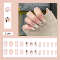 Ongles artificiels de haute qualité en amande, design ovale, vente en gros, fournisseurs d'ongles à presser, prix d'usine