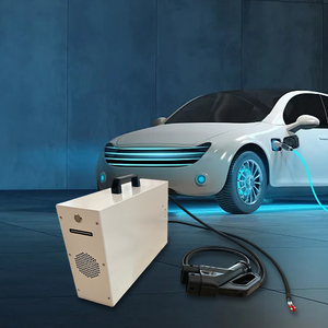 7kw Ev Oplader Box Snel Elektrisch Draagbaar Laadstation Met Veegkaart Oplaadmethode - Product Image 1