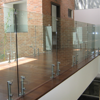 Bodenmontierter Geländerpfosten aus Edelstahl, Kabelbalustrade, DIY-Geländer-Set für Terrasse, Veranda, Treppe