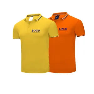 2023 새로운 디자인 고품질 골프 셔츠 순수 레저 100% 폴리에스터 폴로 셔츠 사용자 정의 로고 폴로 셔츠 승화 공백 남성
