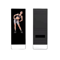 Miroir de fitness intelligent Wavar, interactif 3 en 1, modes de mise en miroir publicitaire et de fitness, corps entièrement métallique ultra-fin de 3,8 cm, équipement de gym à domicile