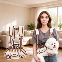 Sac portable pour friandises pour animaux de compagnie, petite pochette d'entraînement pour chien, sac à bandoulière pour promenade de chat, sac à couches
