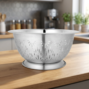 Passoire californienne de cuisine durable en acier inoxydable de qualité supérieure avec accessoire de cuisine en acier inoxydable - Product Image 2