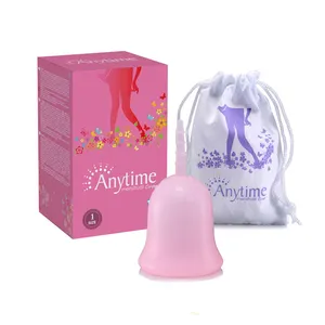 Hot ! 100% Platinum Medical Grade Silicone Lady Menstrual Cups, Reusable Lady Menstrual Cups Manufacturer from China