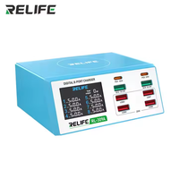 Multifonctionnel RELIFE RL - 309A, 8 interfaces pour une charge rapide, adapté aux téléphones mobiles et tablettes de marque grand public