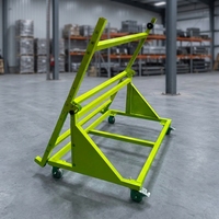 Chariot de transport à quatre roues Speedone FBYS-D2 pour la fabrication de petites pièces en fer, avec plateau basculant, idéal pour le transport de granit et de marbre (OEM Fujian)
