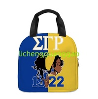 Promotion Usine : Sac Isotherme Zeta Phi Beta pour le Déjeuner – Vente en Gros pour les Fraternités, Sac Repas Isotherme pour le Camping et les Voyages en Plein Air