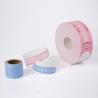 Les bracelets médicaux imperméables antibactériens confortables et doux ont utilisé le patient d'hôpital pour les imprimantes thermiques directes de Zebra TSC