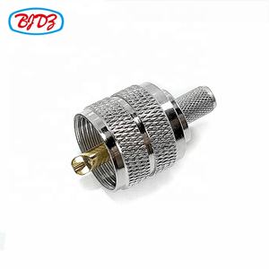 โรงงาน 50Ohm UHF <span class=keywords><strong>pl</strong></span>-259 ปลั๊กตัวเชื่อมต่อชาย <span class=keywords><strong>pl</strong></span> 259 สําหรับสาย LMR300 5D-FB RF Coax ตัวเชื่อมต่อโคแอกเซียลในสต็อก - Product Image 6
