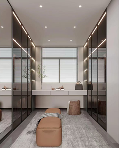 Armario de madera de diseño de lujo contemporáneo para dormitorio de alta calidad con máximo Almacenamiento y durabilidad - Product Image 3