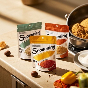 Sachet Doypack Personnalisé Refermable en Aluminium et Mylar avec Fenêtre PE et Fermeture Éclair pour Emballage Alimentaire (Sachet à Épices) - Product Image 5