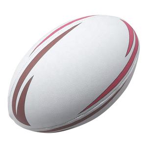 Balón de Fútbol Americano de PVC Blanco Liso Cosido a Máquina, Balón de Rugby, Tamaño 9 6 3 1 - Product Image 6