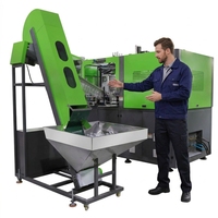Machine de moulage par soufflage pour barils d'eau en plastique DEG-A1-20L, moulage par étirage-soufflage automatique PET à cavité unique 20L
