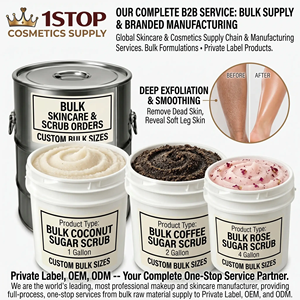 Gommage corporel hydratant et nettoyant en profondeur à l'amande et au café, formule de soin de la peau, guide de production - Product Image 1