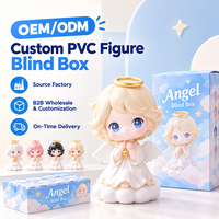 Figurines en PVC Vinyle 3D Personnalisées OEM, Jouets d'Art de Collection, Boîte Mystère, Fabricant de Figurines d'Ange pour Décoration de Bureau