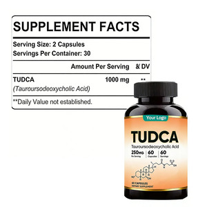 Cápsulas de TUDCA/Ácido Tauroursodesoxicólico OEM 500mg, Fibra Dietética, Precio, Suplementos para la Desintoxicación y Limpieza del Hígado, TUDCA para el Hígado - Product Image 2