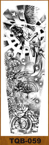 Tatuajes Temporales de Brazo Completo con Múltiples Diseños en Stock: Tigre, León, Flor, Símbolo Tribal Realista para Adultos - Product Image 4