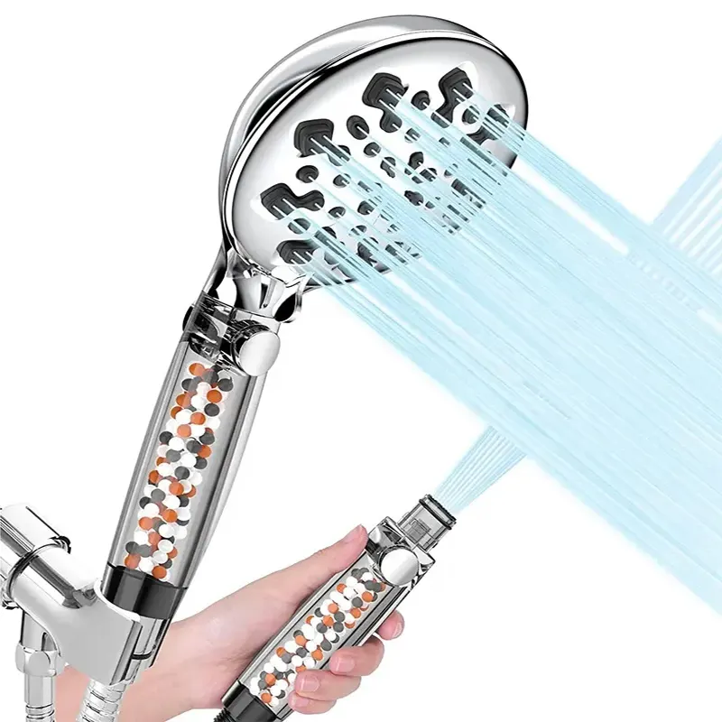 galenpoo good quality bath shower nozzle sprinkler home used 9 spray setting shower filter hand shower head