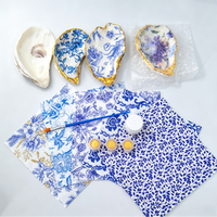Fabricant professionnel de kits de coquilles d'huîtres nettoyées pour le bricolage, comprenant de la colle, de la peinture et des pinceaux. Prise en charge de la marque privée et de l'emballage personnalisé.