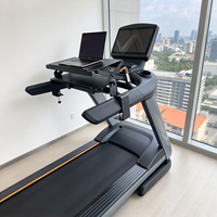 Support de bureau réglable en aluminium AromaNano pour ordinateur portable, fixation pour tapis de course, station de travail avec fixation/démontage facile, noir